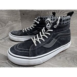 VANS SK8 MTE-1 High Top Gray Old Skool Suede Skate Shoes Sneakers Size M 6.5 W 8